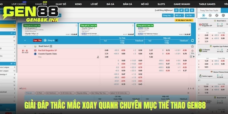 Giải đáp thắc mắc xoay quanh chuyên mục thể thao gen88