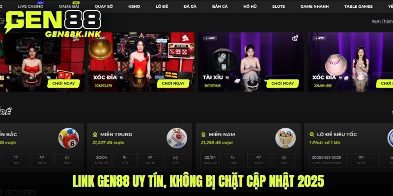 Link gen88 uy tín, không bị chặt cập nhật 2025